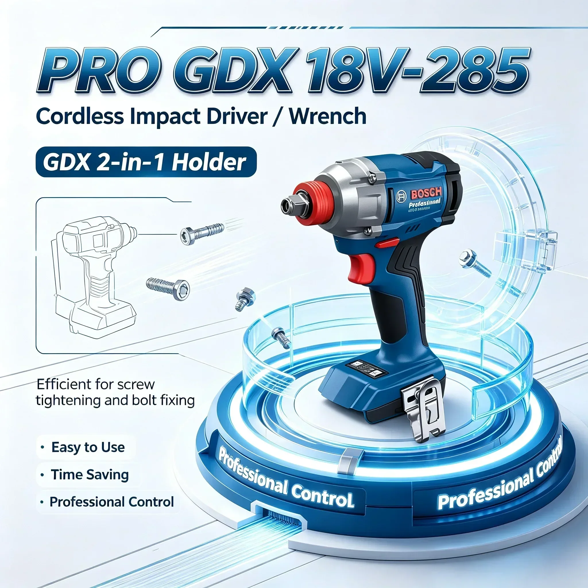 Clé à chocs sans fil Bosch GDX - Power Tools Professional avis et prix